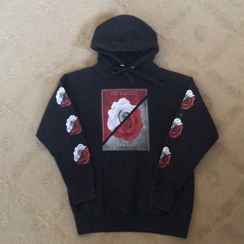 Black/Red La Familia Hoodie